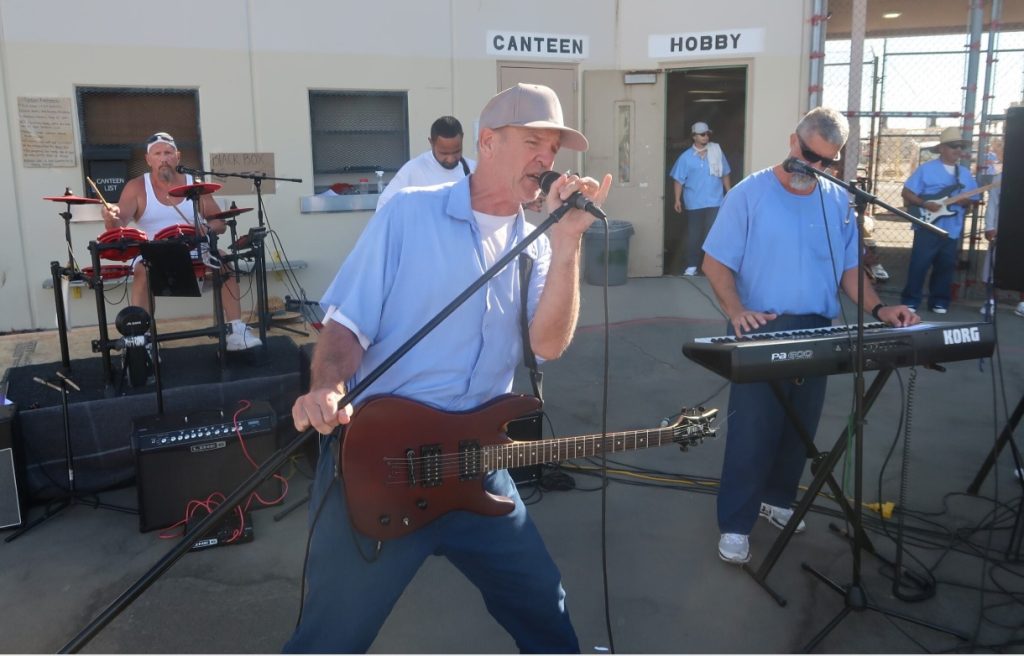 ASP incarcerated singing into mic