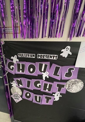 Ghouls Nights Out decoration at California Institution for Women.
