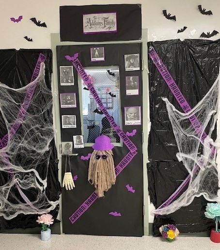 Institutions such as California Institution for Women decorated for Halloween. 