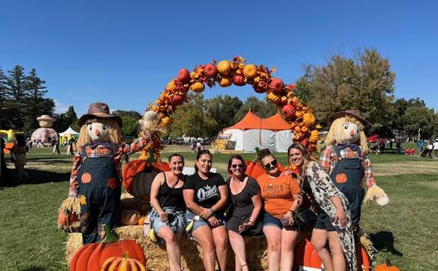 FCRP participants at pumpkin festival