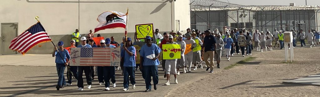 Incarcerated veterans walk to fight cancer and help find a cure.