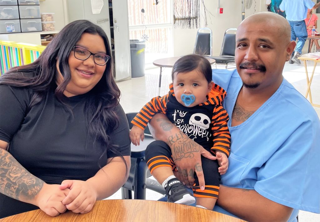 Family visits at Ironwood.