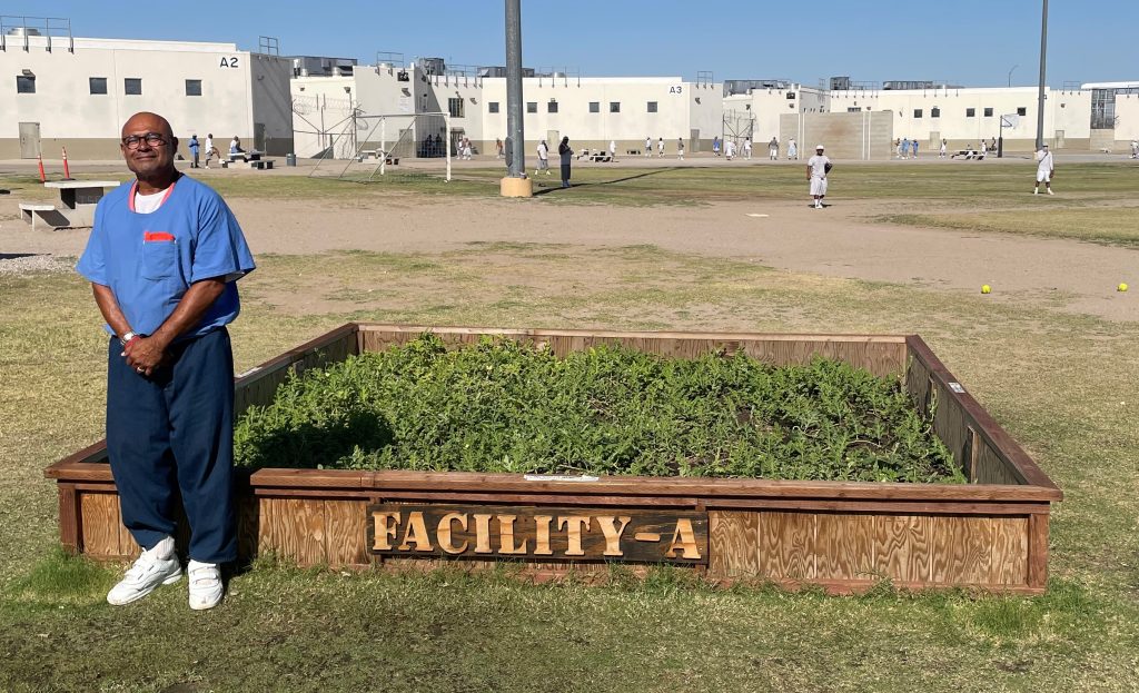 A Facility, Ironwood State Prison, garden.