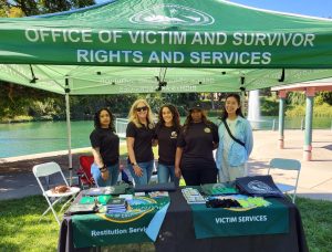 Office of Victim and Survivor Rights and Services staff at the Day of Remembrance.