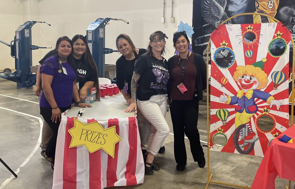 Pleasant Valley State Prison event with games. 