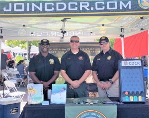 Recruitment staff from CDCR at the Reno Rib Cook-Off.