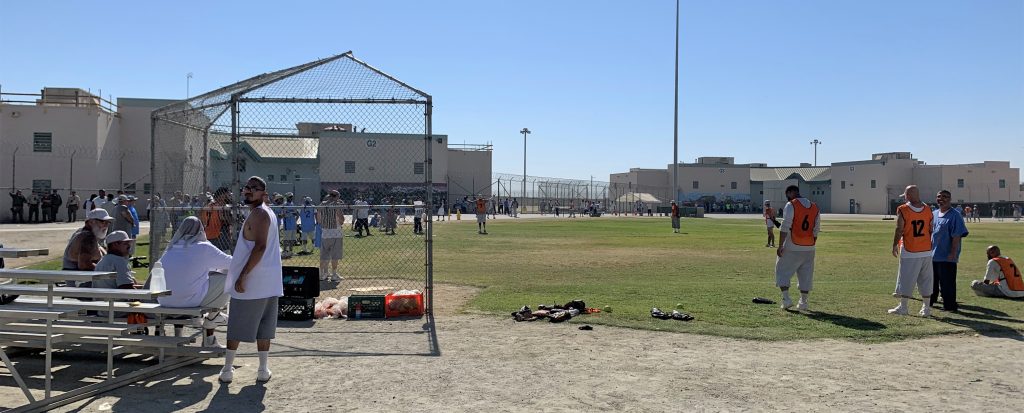 SATF softball game with Facility G and F.
