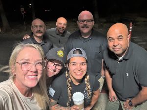 Group photo of Solano staff at evening appreciation event.