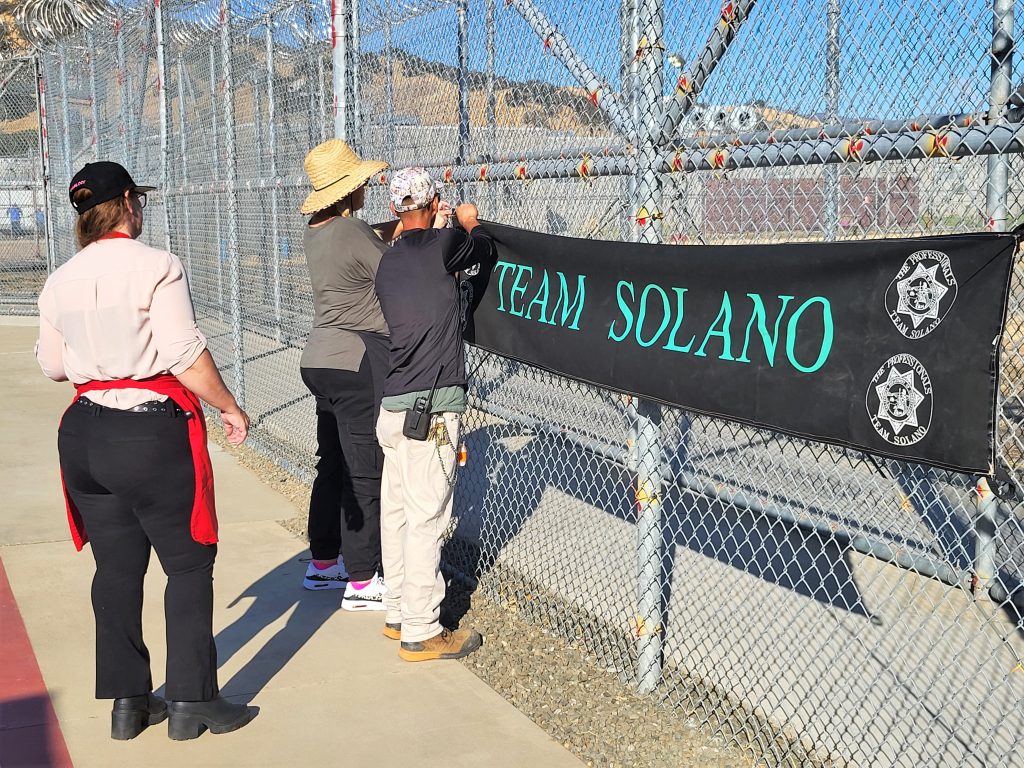 Getting ready for the Solano staff appreciation event.