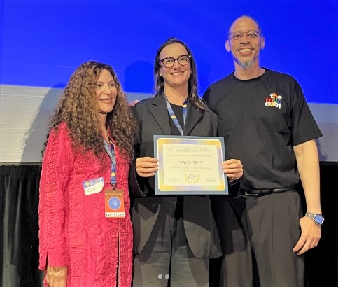 Changemaker award at San Quentin Film Festival 2024. 