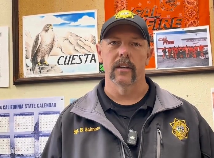 A CDCR sergeant at Camp Cuesta at California Men's Colony. 