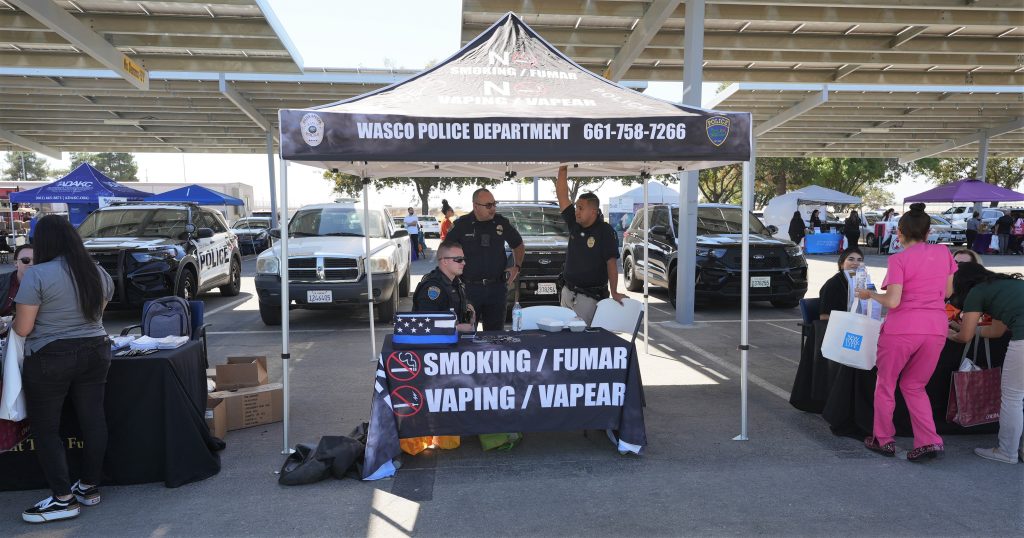 Anti-smoking and vaping campaign from Wasco Police Department. 