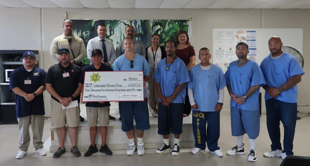 Incarcerated people and staff donate to veterans thanks to a food sale at Wasco State Prison-Reception Center.