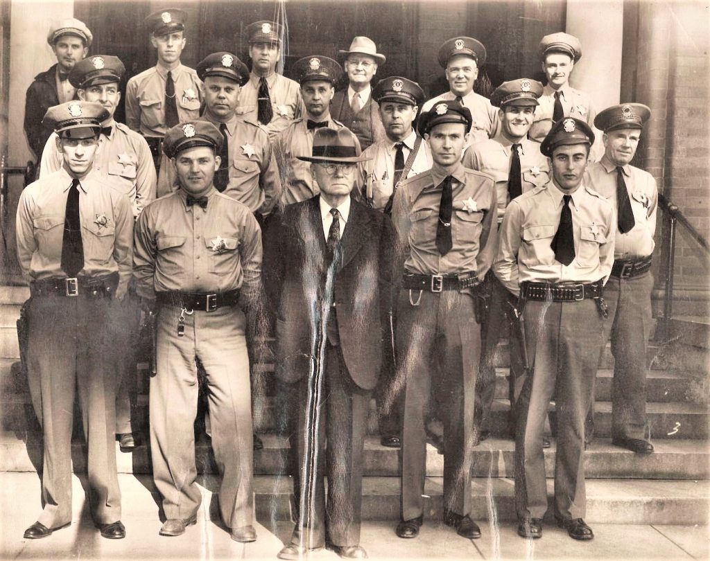 Chico Police Department circa 1930s or 1940s.