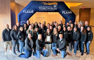 CDCR staff at the 2024 Law Enforcement Torch Run Conference in Texas.