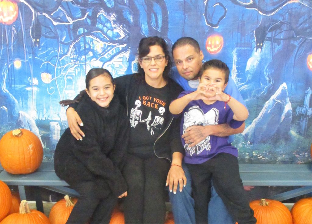 Visiting for Halloween at CRC.