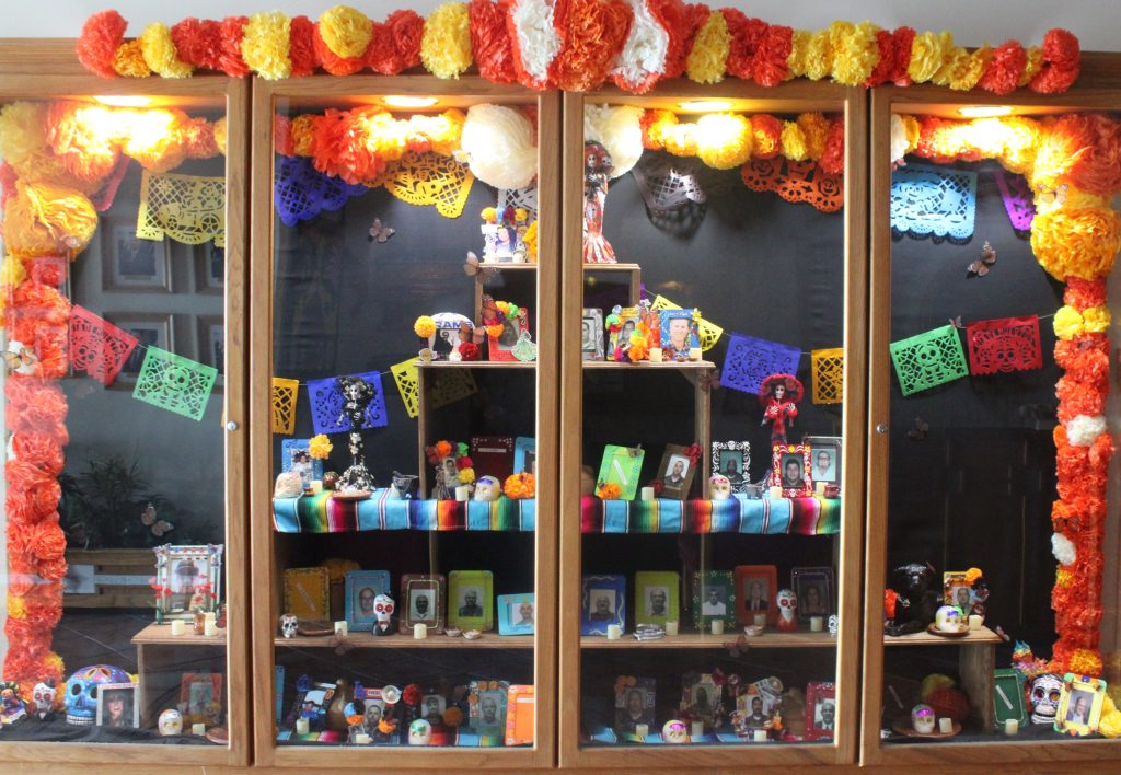 The display for Centinela State Prison staff who've passed away.