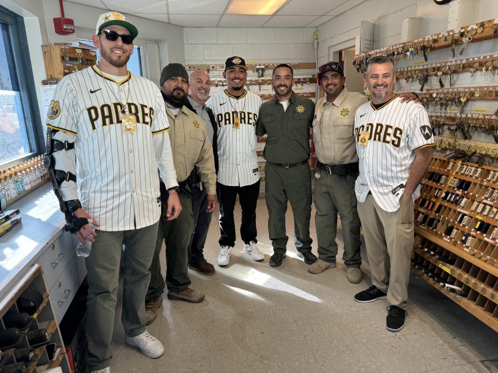 The Padres conducted a tour of RJD.