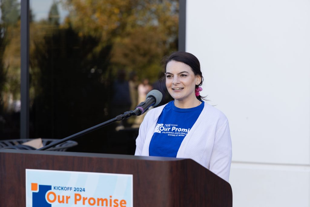 Lisa Hamer, one of the co-chairs of the Our Promise campaign.