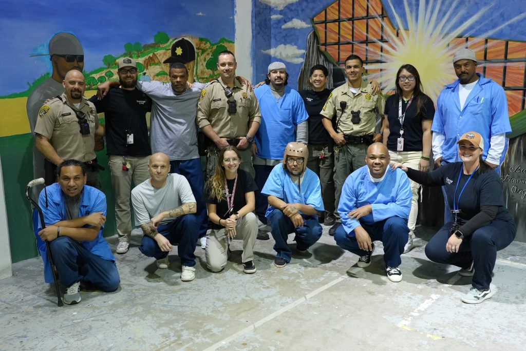 Sac360 program with staff and the incarcerated.