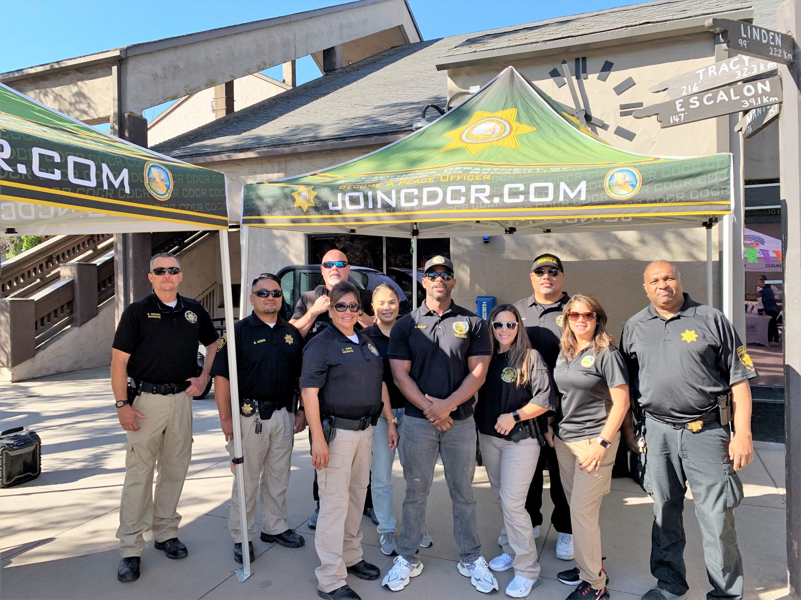 Delta College holds a career fair with CDCR recruiters.