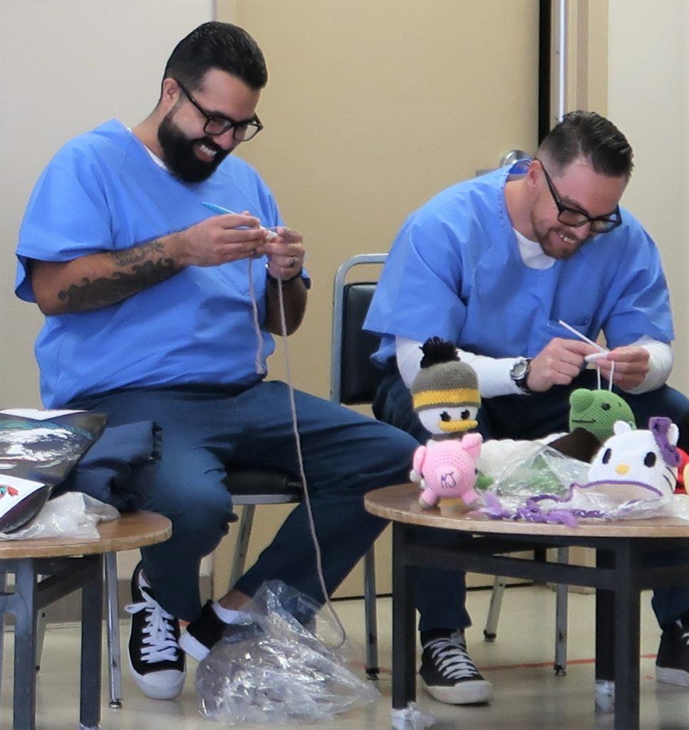 two incarcerated at ASP knitting