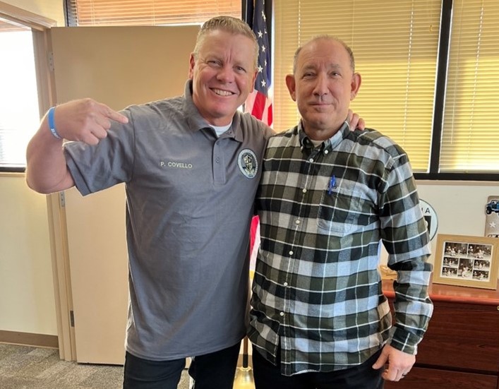 Warden Covello and Chief Deputy Warden Bryan Holmes.