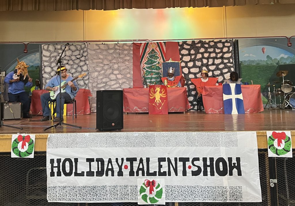 Holiday talent show at CMC.