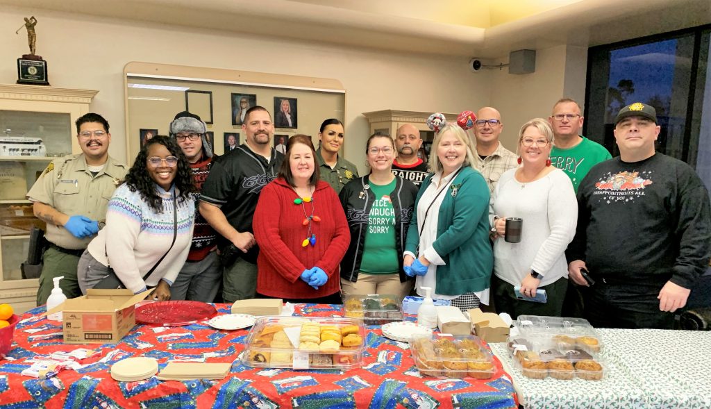 Food and treats for staff appreciation at CMF.