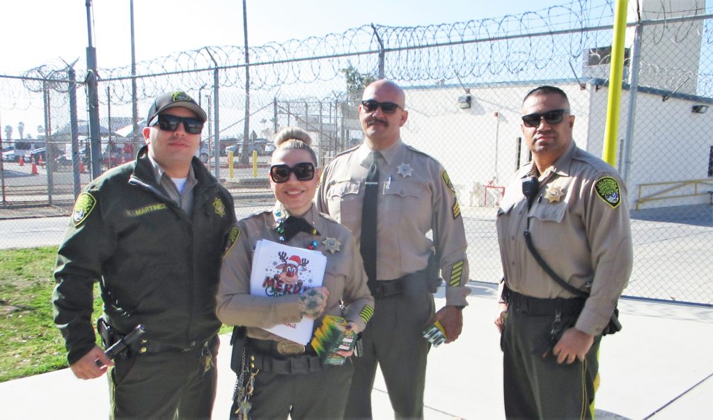 Visiting staff at California Rehabilitation Center.