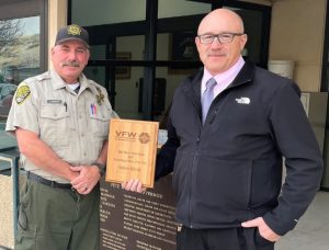 High Desert State Prison award for officer.