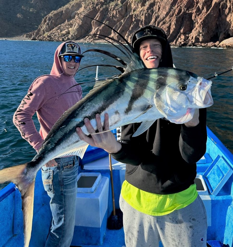 Sgt. Hornsby holding a fish