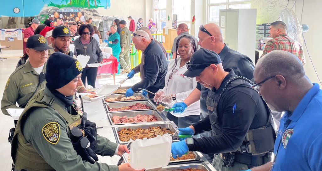 All three shifts were served food for the holidays at Ironwood.