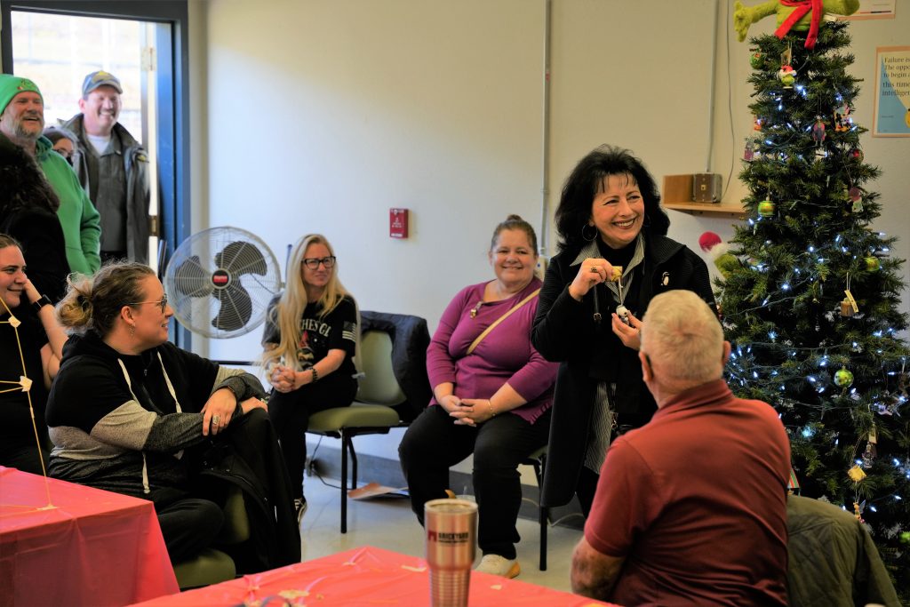 Holidays celebration by the education staff at CSP-Solano.