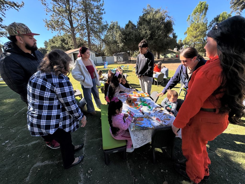 Outdoor educational center at the conservation camp in San Diego.