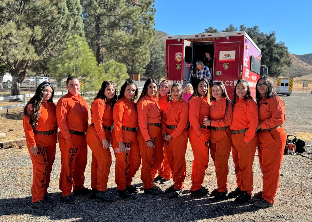 Conservation camp female hand crew.