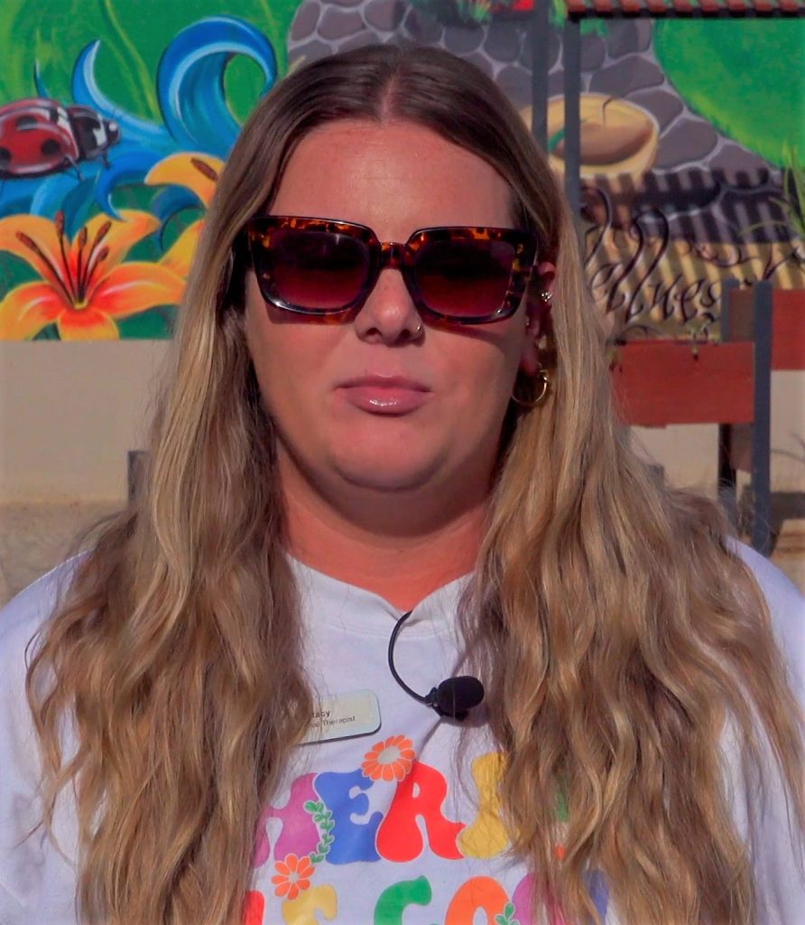 Garden program at LAC with recreation therapist Claire Stacy.