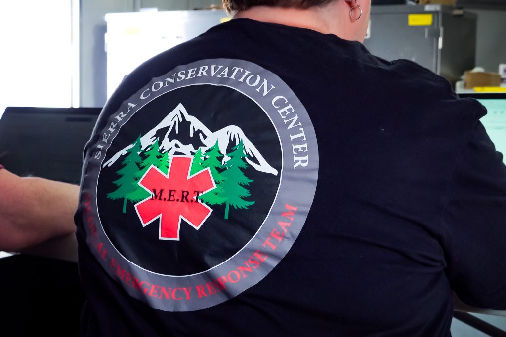 Sierra Conservation Center MERT t-shirt.