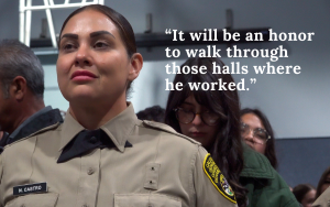 Cadet Nancy Castro is following in her late husband's CDCR career, graduating the academy in January 2025.