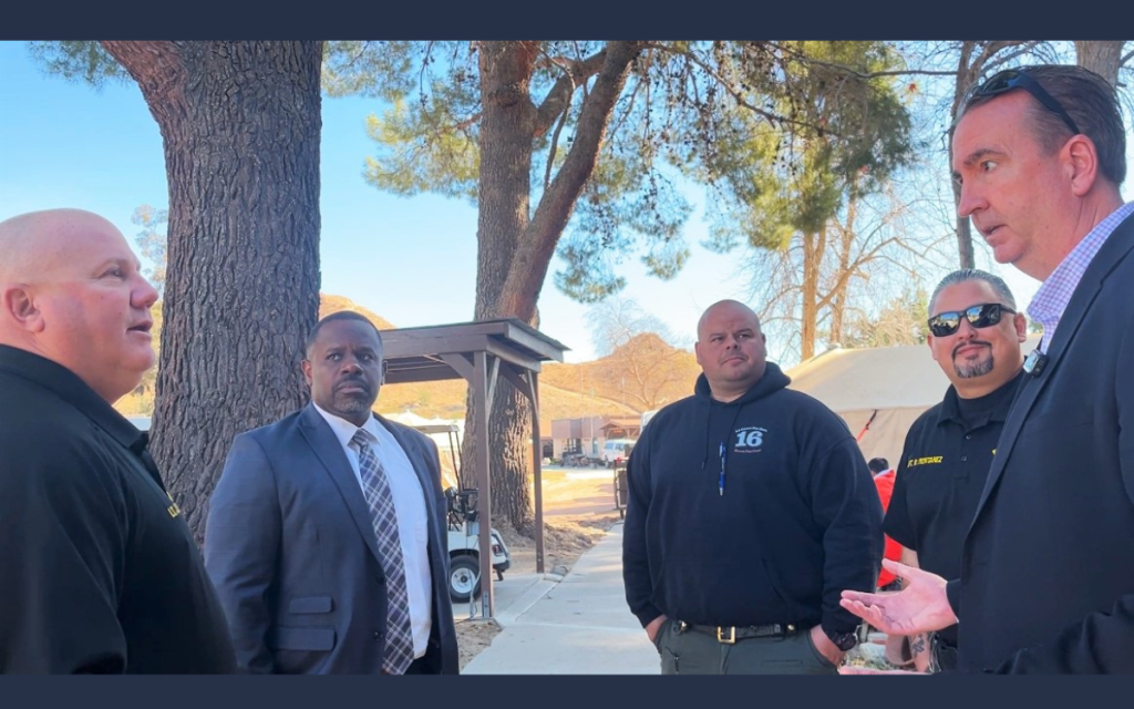 Executives and camp staff at Holton Conservation Camp.