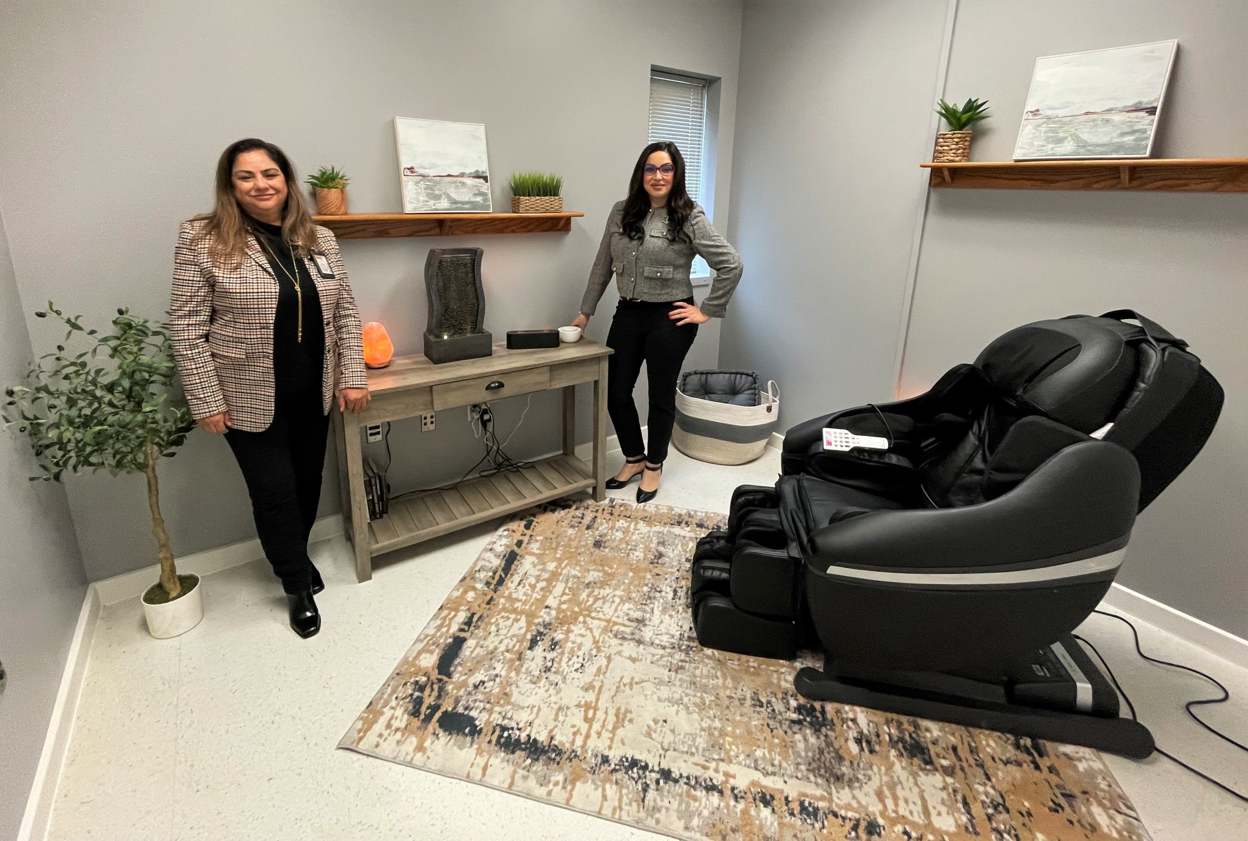 New staff wellness rooms at Valley State Prison.