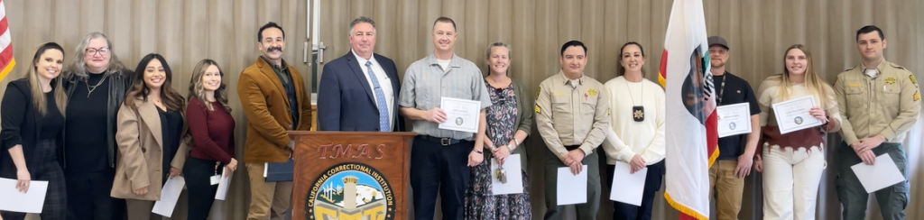 CCI promotional ceremony group photo.