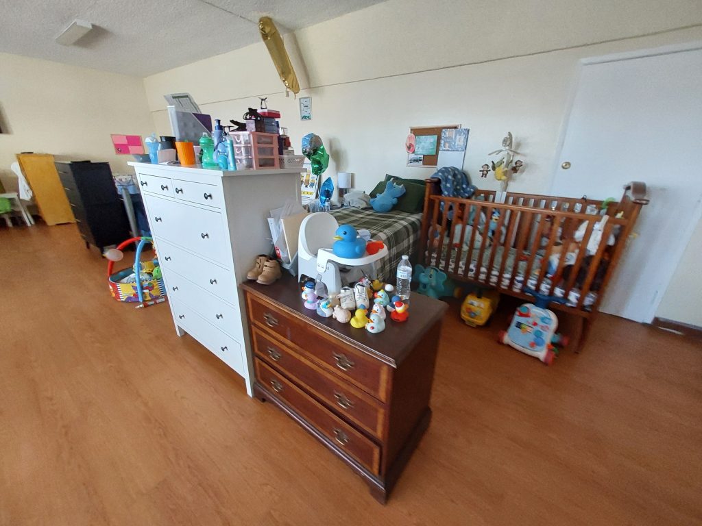 Children and mothers' area at the reentry facility in Pomona.