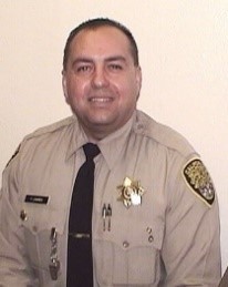 Pablo Linares, correctional officer wearing his uniform.