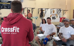 Avenal State Prison healthier lifestyle through CrossFit with training seminar.