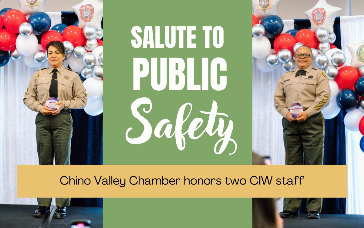 CIW and Chino Chamber of Commerce honors two staff members.