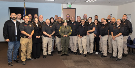 CTF team with sergeant Luna.