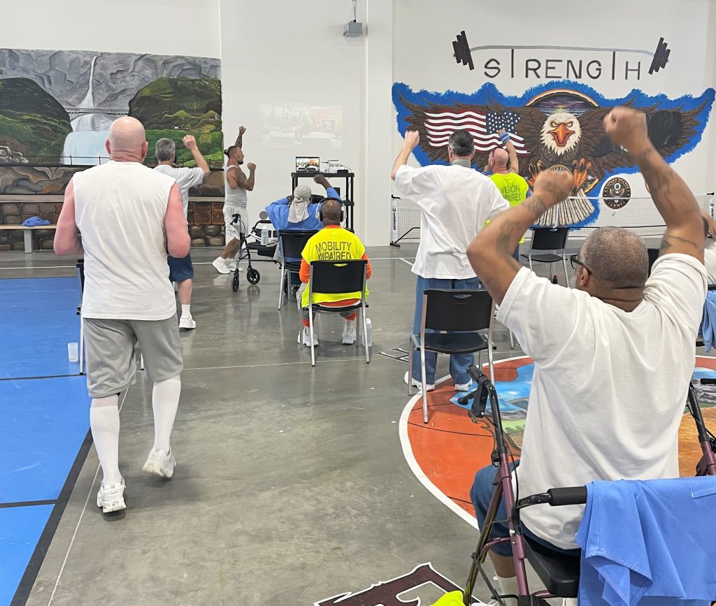 Fitness class for the ADA population.