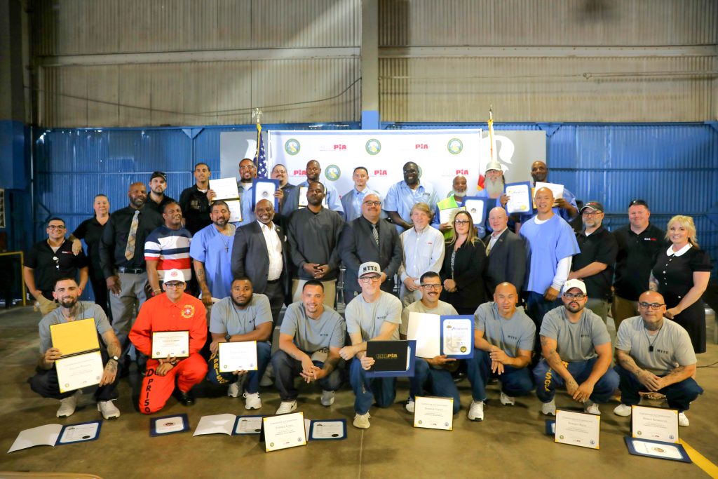 CALPIA CIM graduates group photo.