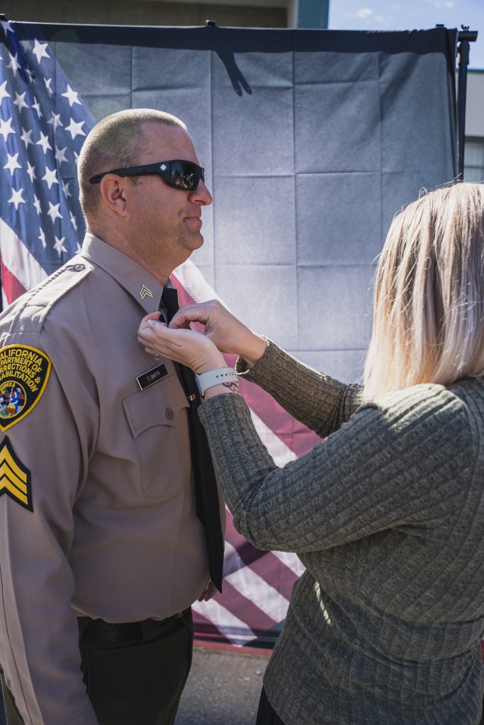 CIM pinning ceremony for new sergeants.